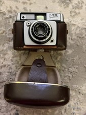 VINTAGE Ilford Sportsman Camera Dacora Dignar 45mm Lens with Leather Case