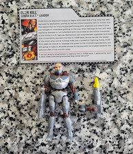 Overkill V7 BAT Attack G.I. JOE COBRA 25th LOOSE Complete w FCs S5