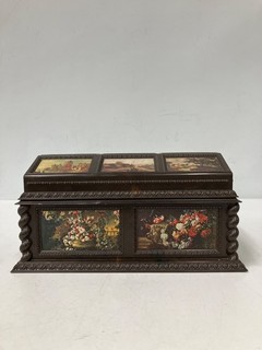 Large Vintage Musical Jewelry Box Merle Norman 1976 'My Favorite Things' Works