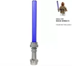 LEGO Star Wars Trans-Purple Lightsaber Metallic Silver Hilt Mace Windu Jedi