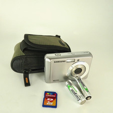 Samsung Digimax SL 30 10.2MP Digital Camera Point Shoot Metal Gray Bundle
