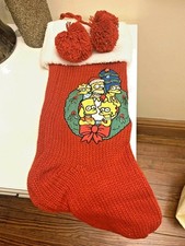 Pottery Barn Holiday Christmas stocking Simpsons Disney teen party gift school {