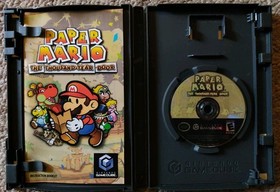 Paper Mario Thousand-Year Door GameCube Game Cube Nintendo w/Box, manual & Disc