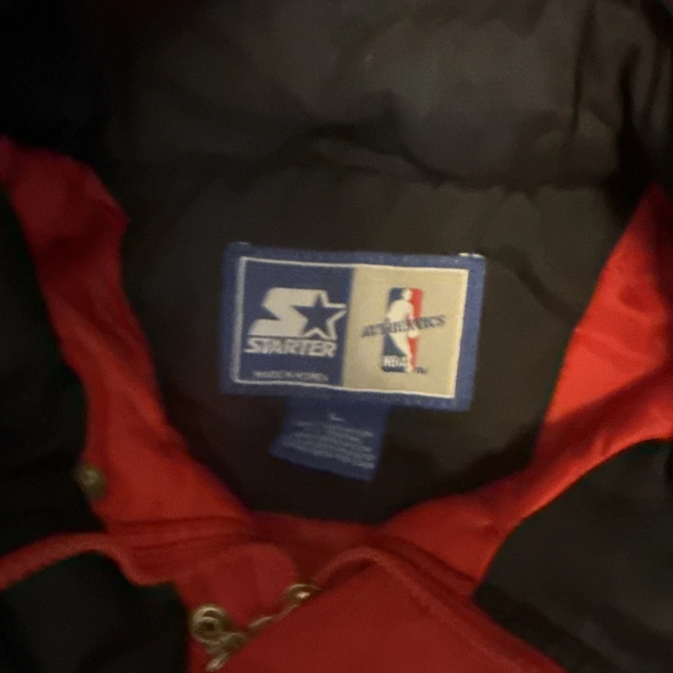 Chaqueta Retro Chicago Bulls Starter Talla L Vintage Años 90 Foto 3 de 3