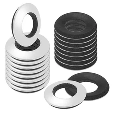 30-Pack Bonded Sealing Rubber Washers, 3/8"x25/32" OD Neoprene Washer Gasket