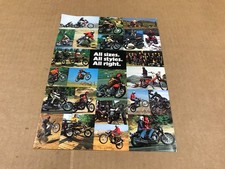 Vintage Honda Road Bikes Dealership Salesman Brochure