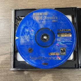Resident Evil-Code Veronica - Dreamcast (DC) NM Complete With Registration Card!
