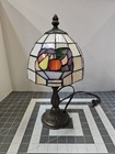 Tiffany Style Stained Glass Table Lamp  Stained Glass Accent Piece, Fruit Design