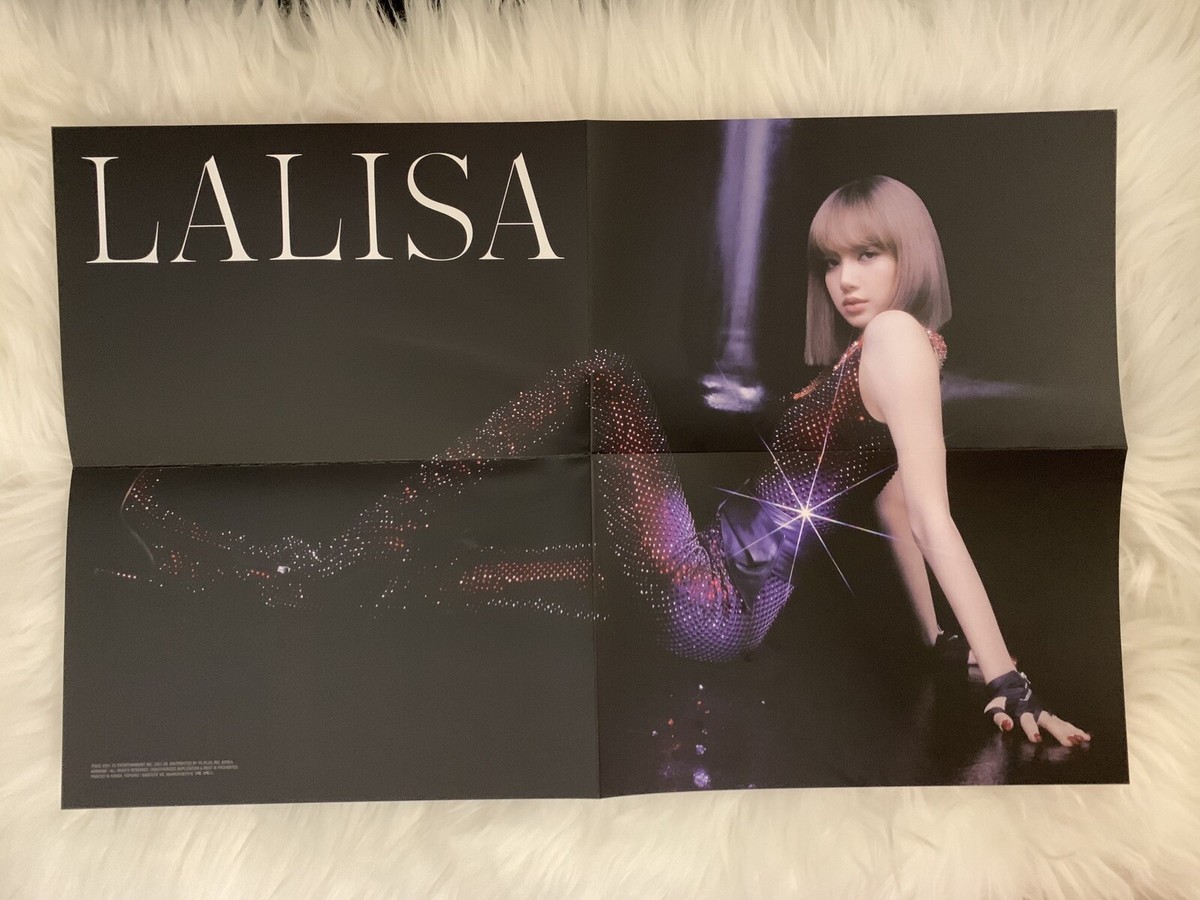 Blackpink Lisa LALISA Album Poster (GOLD VER.) | eBay