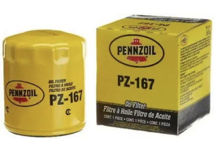 PENNZOIL PZ167 cross reference oil filters
