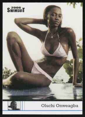 2006 SPORTS ILLUSTRATED SWIMSUIT - Very Hot Card #61 - OLUCHI ONWEAGBA 