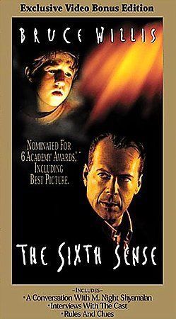 The Sixth Sense (VHS, 2000, Bonus Edition) Bruce Willis
