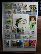 Oiseaux Oiseaux Birds Animals Stamps Sellos Timbres 