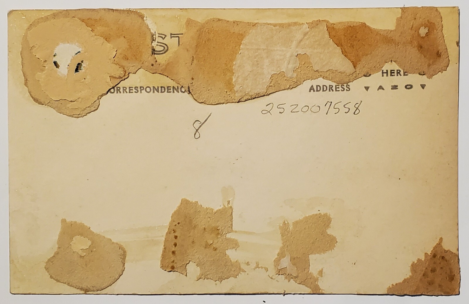 RPPC TX Pharr San Juan High School Texas Eskildsen Photo Postcard I26