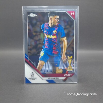 Topps Chrome UCL 2021/22 89 Pedri FC Barcelona All Star Rookie