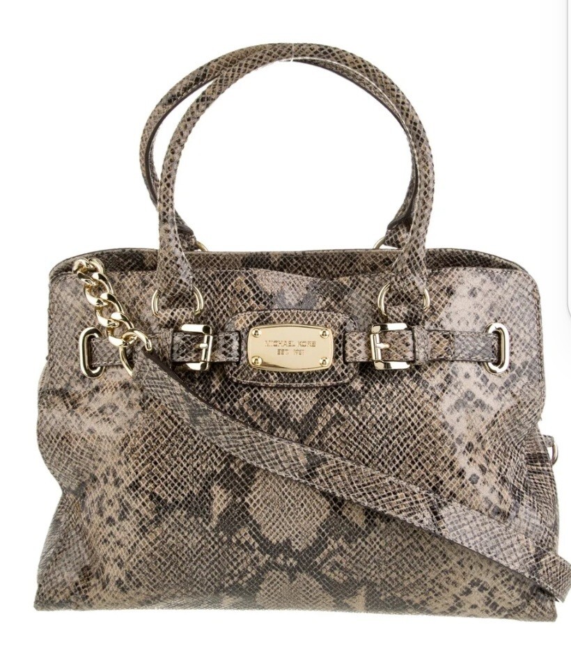 MICHAEL KORSCasual Python Chain Linked Handle Bag - image 13