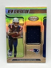 2022 Panini Certified Football Tyquan Thornton New Generation Patch 205/349