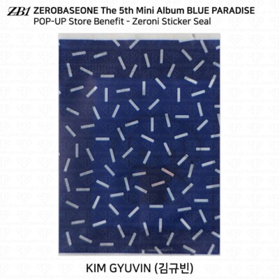 ZEROBASEONE ZB1 5th Mini Album Blue Paradise POP-UP Store Benefit