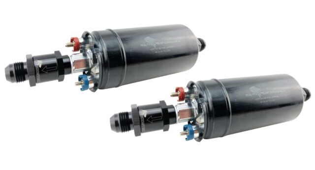 JDMSPEED External Inline Fuel Pump Electric 300LPH High Flow 12V Replacement For 0580254044 044 Universal Fuel Injection Pump AN10 Inlet / AN6 Outlet : Buy Online At Best Price In KSA - Souq Is Now - Foto 2