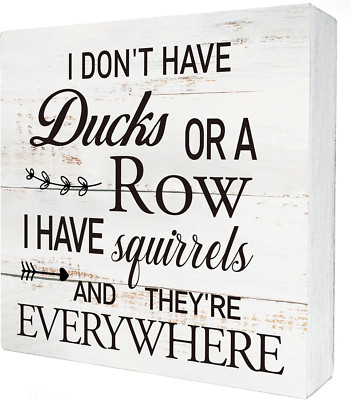 Funny Office Quote Wooden Box Sign Desk Decor Rustic Humorous Wood Block Plaque