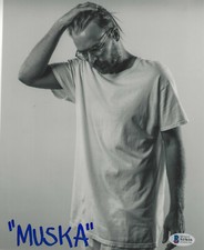  CHAD MUSKA SKATEBOARD LEGEND SIGNED 8x10 PHOTO 3 SKATEBOARDER BECKETT COA BAS