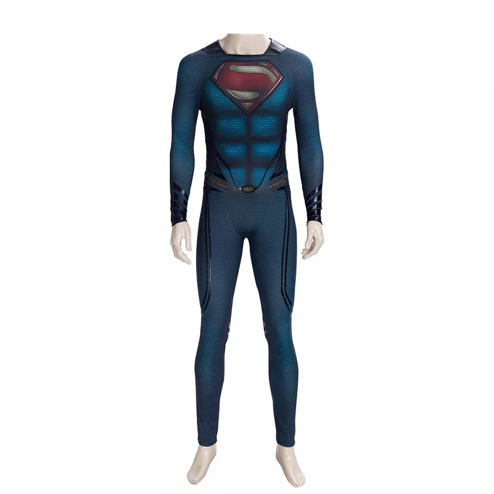 Man of Steel Superman Costume Clark Kent Cosplay Version 2