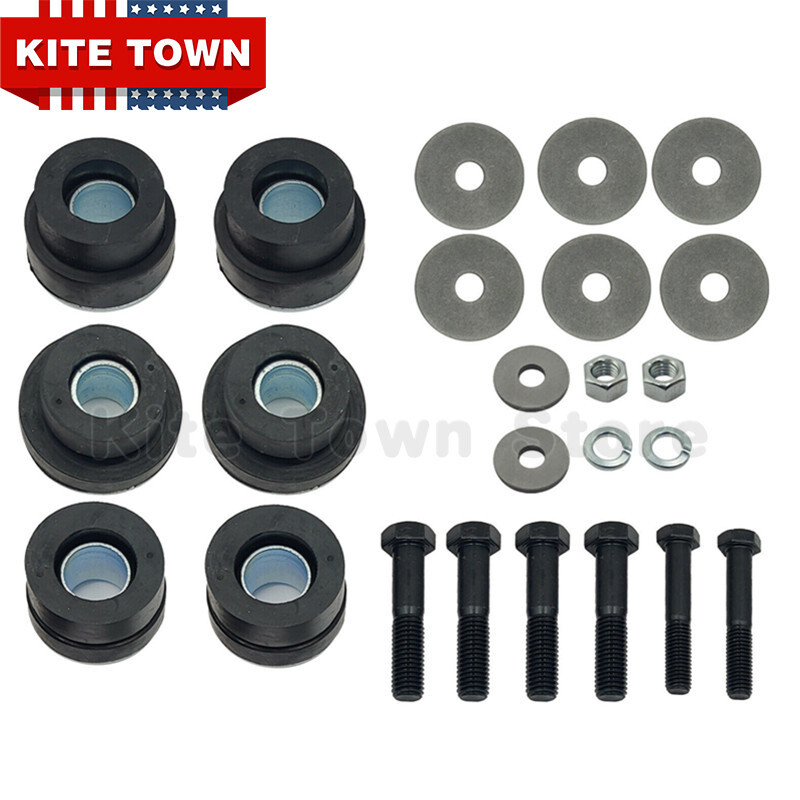 Subframe To Radiator Support Bushing Kit 67-72 Firebird 67-81 Camaro 69-74 Nova - Foto 9