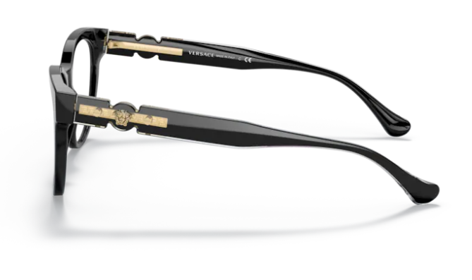 Versace 0VE3304 GB1 Black Cat Eye Women display picture 3