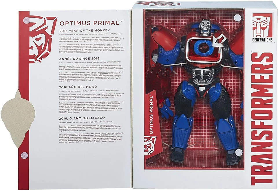 Transformers Platinum Ed. Figura de acción Optimus Primal 2016 Año del Mono Foto 4 de 4