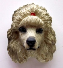 POODLE,SILVER OR GRAY COLOR DOG MAGNET, CONVERSATION CONCEPTS, INC.DG01B