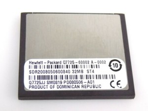 HP Q7725-60002 Ersatzteil: Compact Flash CF 32MB Firmware Memory Druckerspeicher