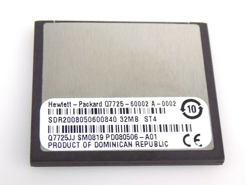 HP Q7725-60002 Ersatzteil: Compact Flash CF 32MB Firmware Memory Druckerspeicher