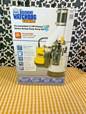 HP Battery Backup Sump Pump System 