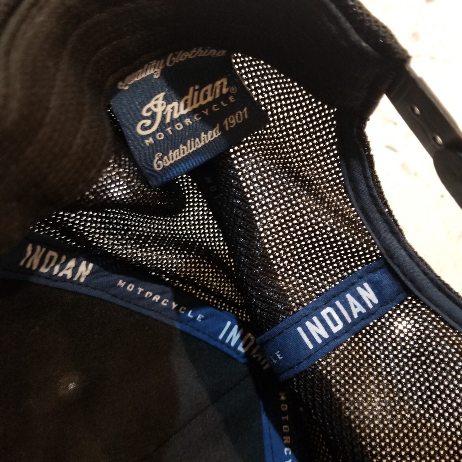 GENUINE INDIAN MOTORCYCLE MEN'S HIGH PROFILE TRUCKER … Gem