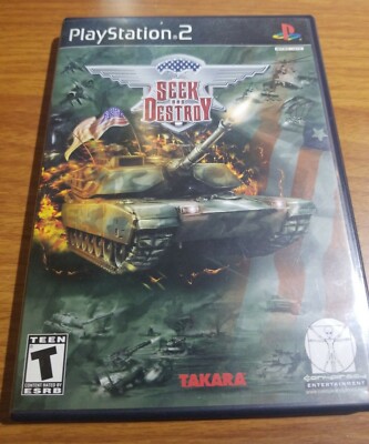 SEEK & DESTROY , PLAY STATION 2 , complete!!