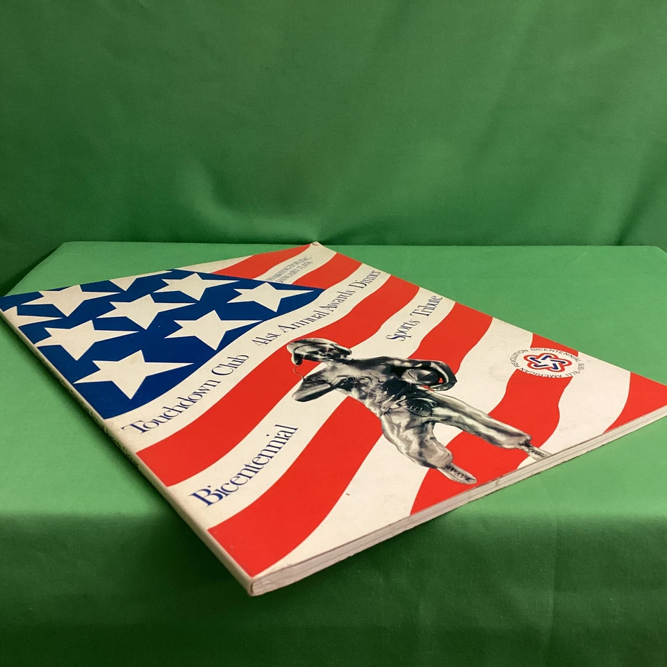 Vintage TOUCHDOWN CLUB of Washington 41st Awards Program, 1976 Bicentennial - Image 2 of 4