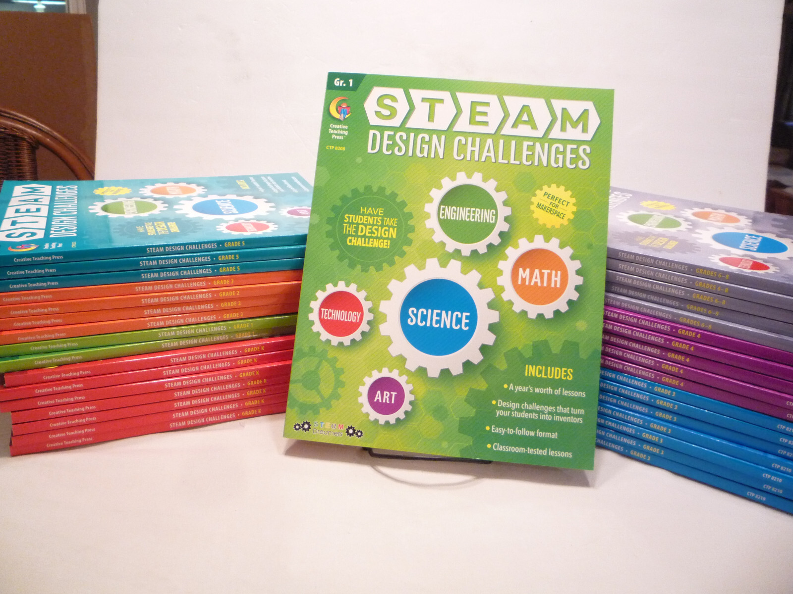 Steam Design Challenge Grade 1 Lesson Book by Creative Teaching Press NEW-image