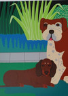 Shigeo Okumura OKU  "FRIENDS"  Original Serigraph 6 / 250 pencil signed RARE — photo 6