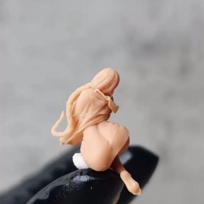1:64 Sexy Perky Buttocks Girl Miniatures Figures Scene Model Cars 3D Printing