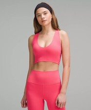 Lululemon Size S/M Bend This Scoop and Cross Bra Light Support, A-C Cups, New
