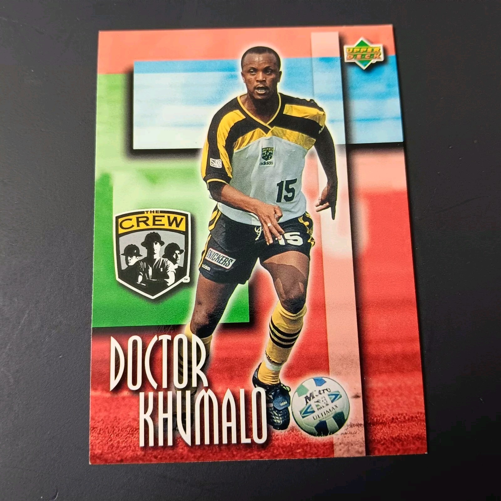 Upper Deck Bandai MLS Card 1997 Doctor Khumalo Columbus Crew