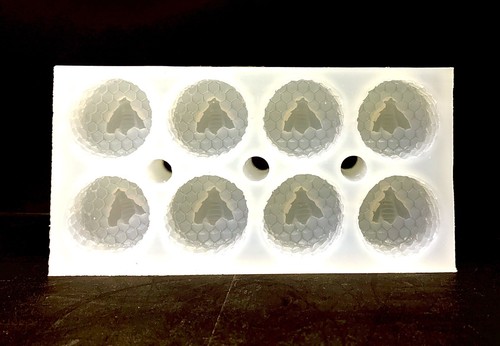 Silicone Honeybee Tealight candle Mold Holder Wax Melt Chocolate Candy - Picture 6 of 8
