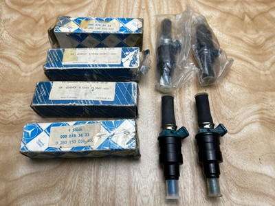 W116 450 R107 450SL ENGINE FUEL INJECTORS SET OF 4 NOS 0000783423  