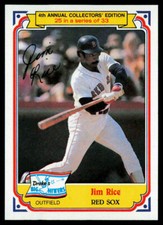 1984 Topps Drake's Big Hitters #25 Jim Rice NM or Better