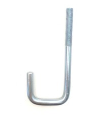 M8 Square Bend Hook Bolts with Nuts & Dowty Spat Sealing Washers