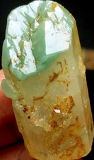 36g 1 Natural Phantom 'Green Ghost' Lemuria QUARTZ Crystal Point &Pyramid q597