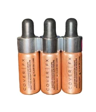3 x COVER FX - Custom Enhancer Drops In Moonlight -  Discontinued 0.095oz