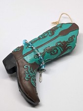 Christmas Ornaments 3D WESTERN COWBOY BOOTS - YOU PICK - BRAND NEW
