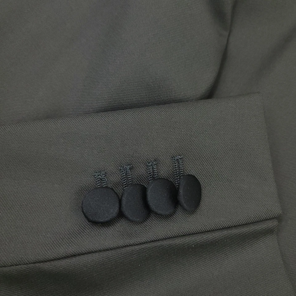 $1995 Boglioli Traje de Esmoquin de Lana Gris y Negro Caída 6 Para Hombre Talla 40R (Italia 50R) Foto 2 de 4