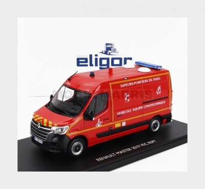 ELIGOR 118010 Renault Master Van Vec Bspp Vehicule Equipe Cynotechnique Sapeurs